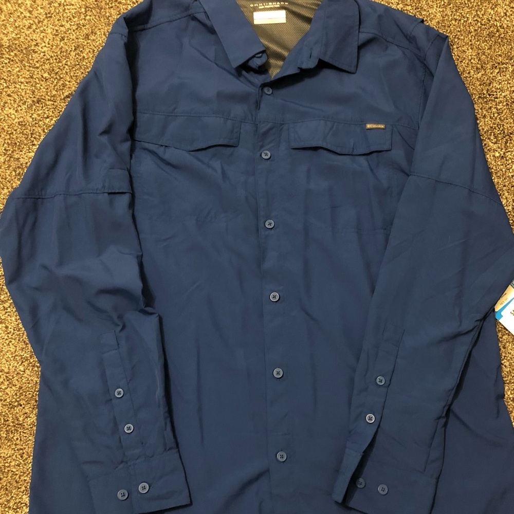 😀2/$15😀Columbia Kestrel Trail Long Sleeve Shirt
